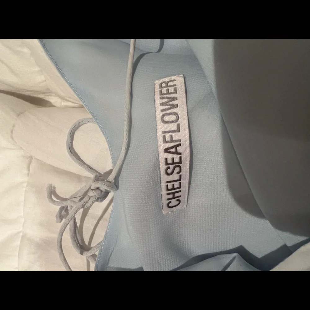 INTERMIX Chelsea Flower Silk Baby Blue Dress - Picture 7 of 7